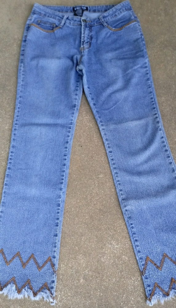 Street Code Jeans With Charlie Brown Frayed Hem